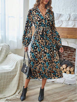 Printed Tied Shirt Dress