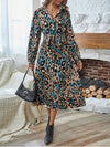Printed Tied Shirt Dress