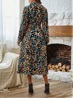 Printed Tied Shirt Dress