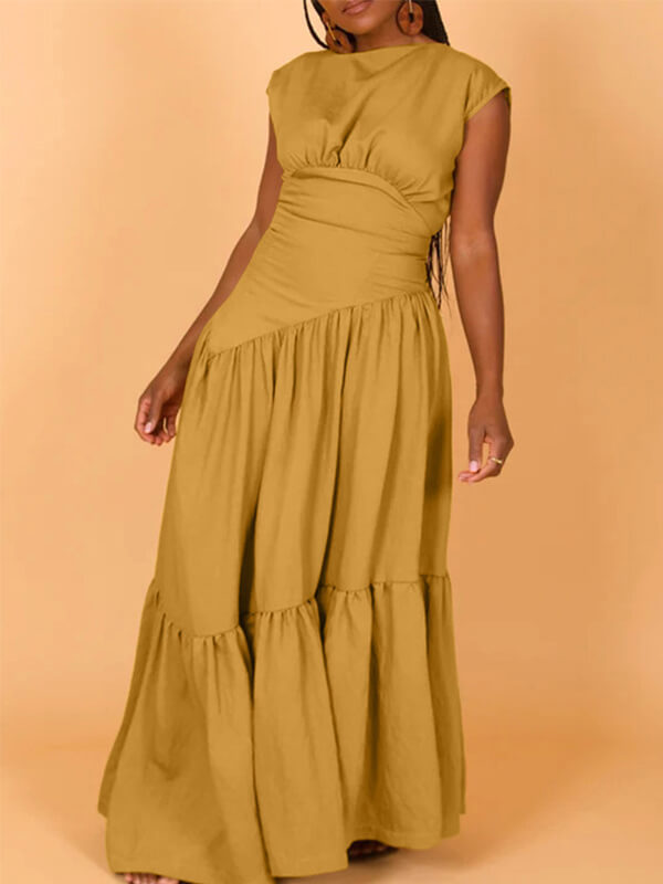 Button Sleeveless Dress