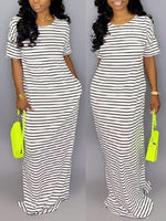 Stripe Maxi Dress
