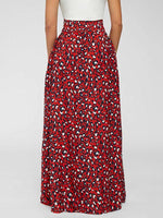 High-Waist Leopard Skirt