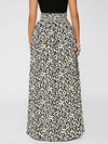 High-Waist Leopard Skirt