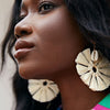 Palm Round Earrings