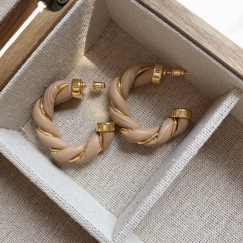 Twist Hoop Earrings