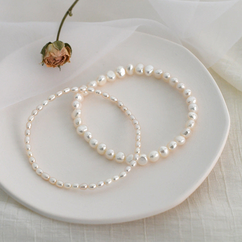 Elastic Pearl Anklet