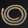 8mm Prong Cuban Link Chain in Gold