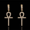 Ankh Key Earrings