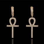 Ankh Key Earrings